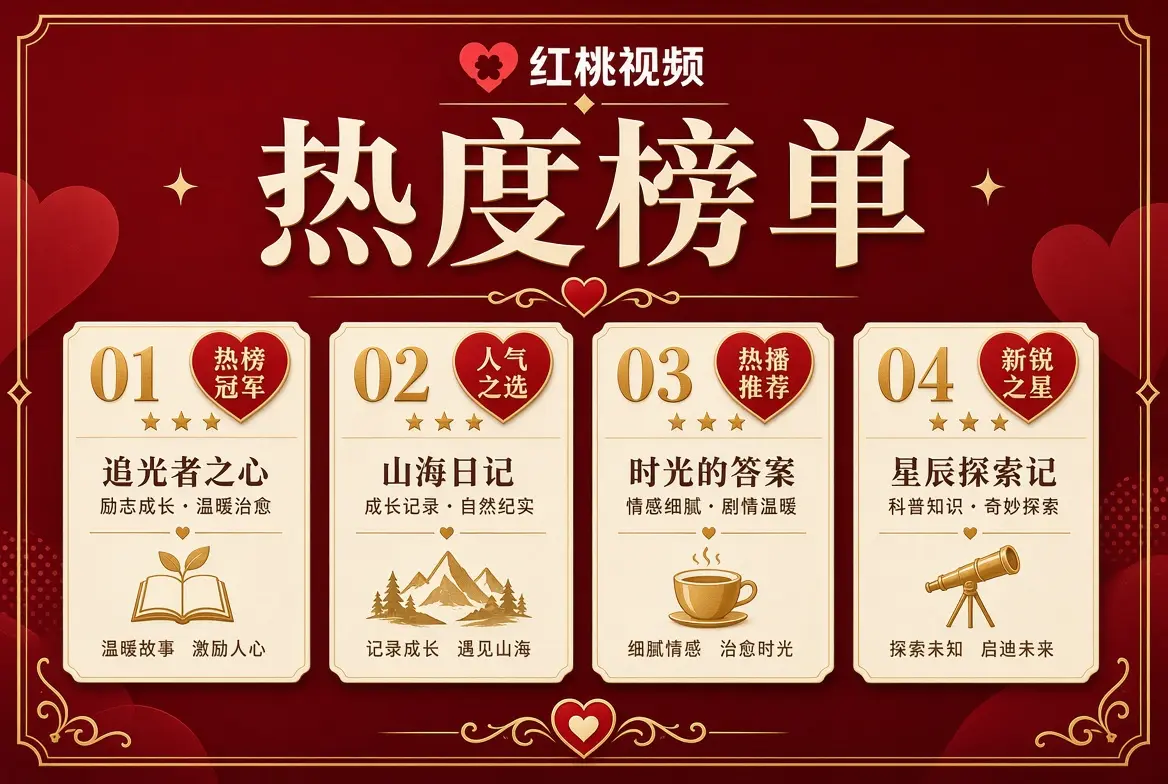 热度榜单栏目视觉